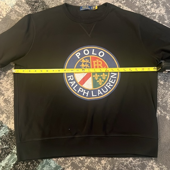 Ralph Lauren black crewneck sweater (custom) - Picture 4 of 9